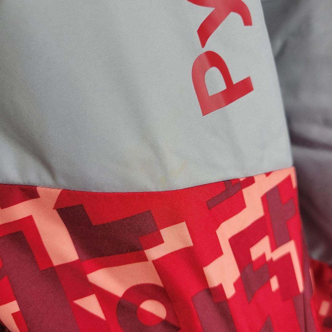 《希少》ザノースフェイス☆平昌オリンピックモデル　スキーウェア　XL　グレー　赤