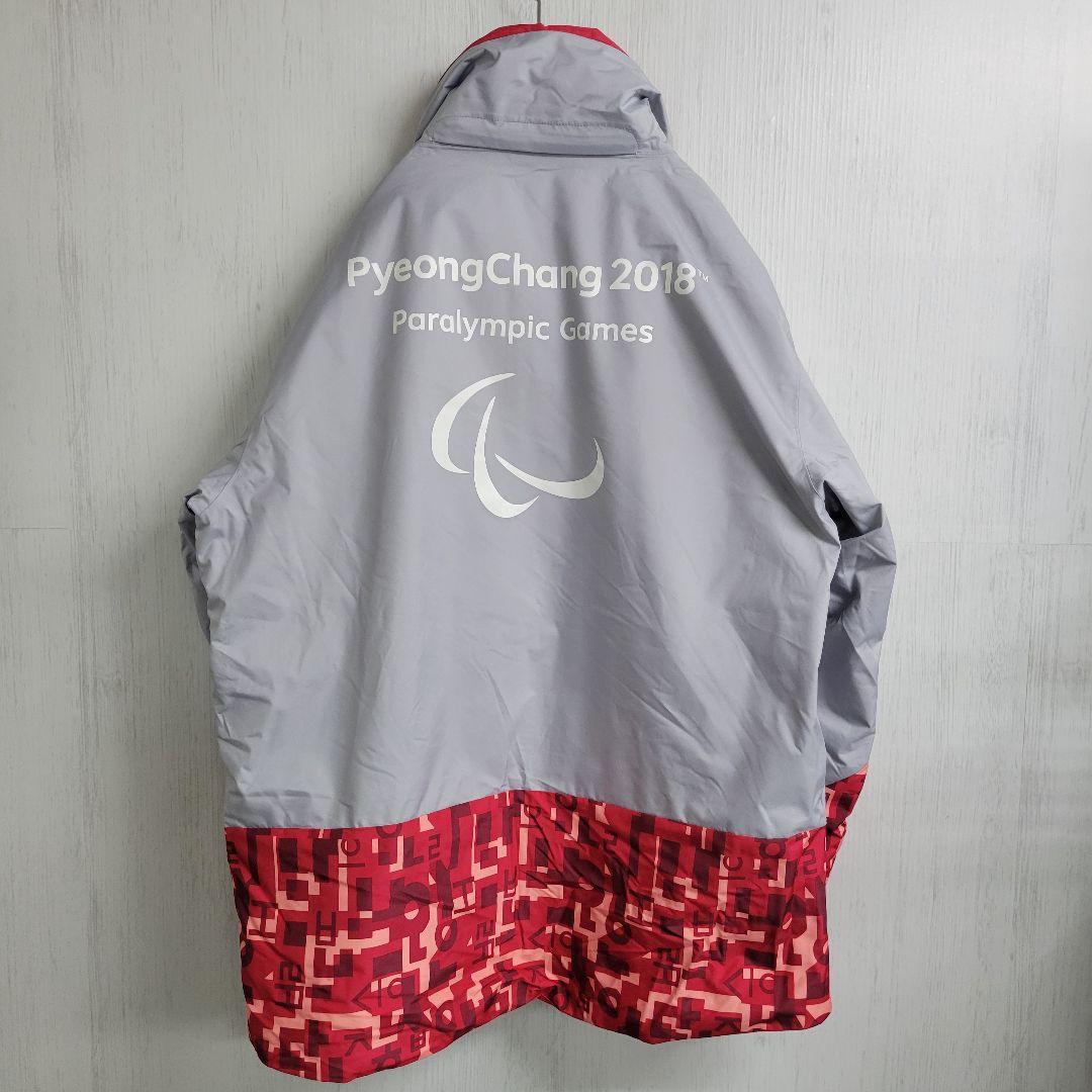 《希少》ザノースフェイス☆平昌オリンピックモデル　スキーウェア　XL　グレー　赤