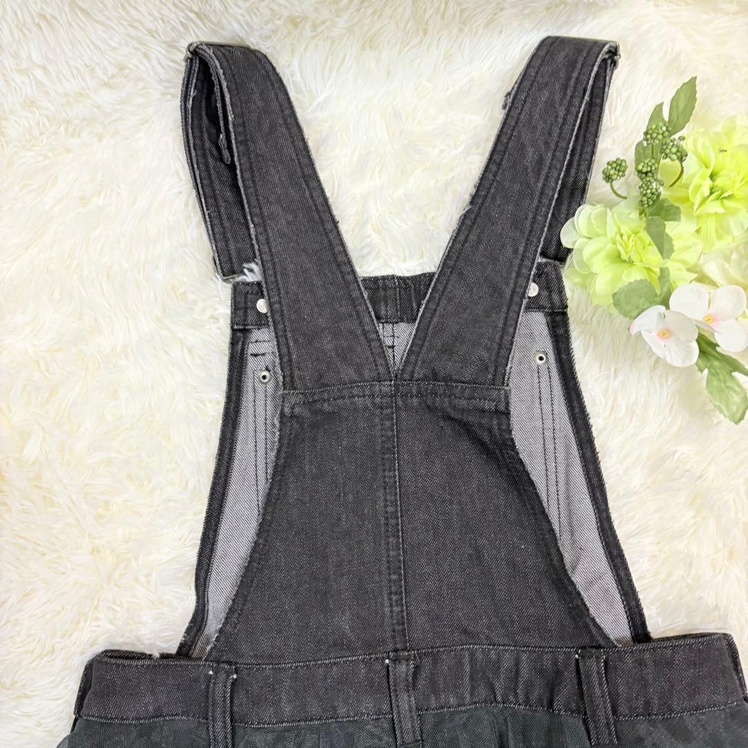 美品✨ラベルエチュード❤️ボリュームチュール×オーガンジーデニム