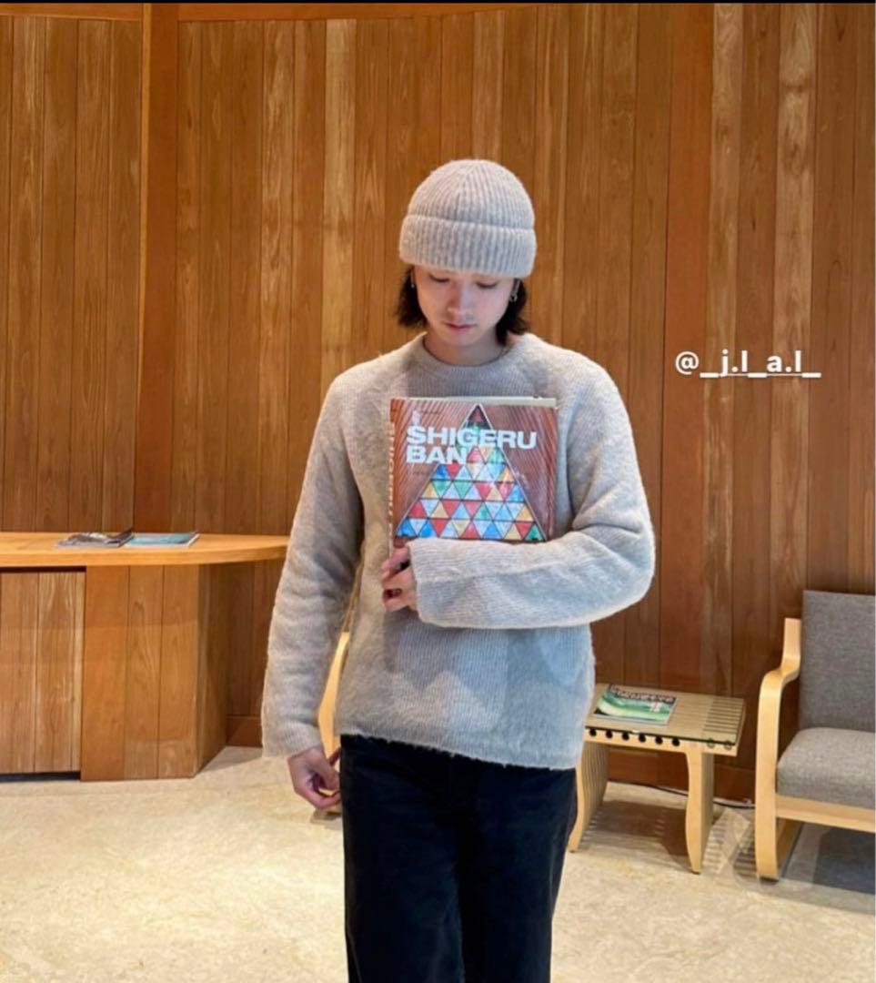 our legacy ニットキャップ デザートスノーシルクウール 深水光太