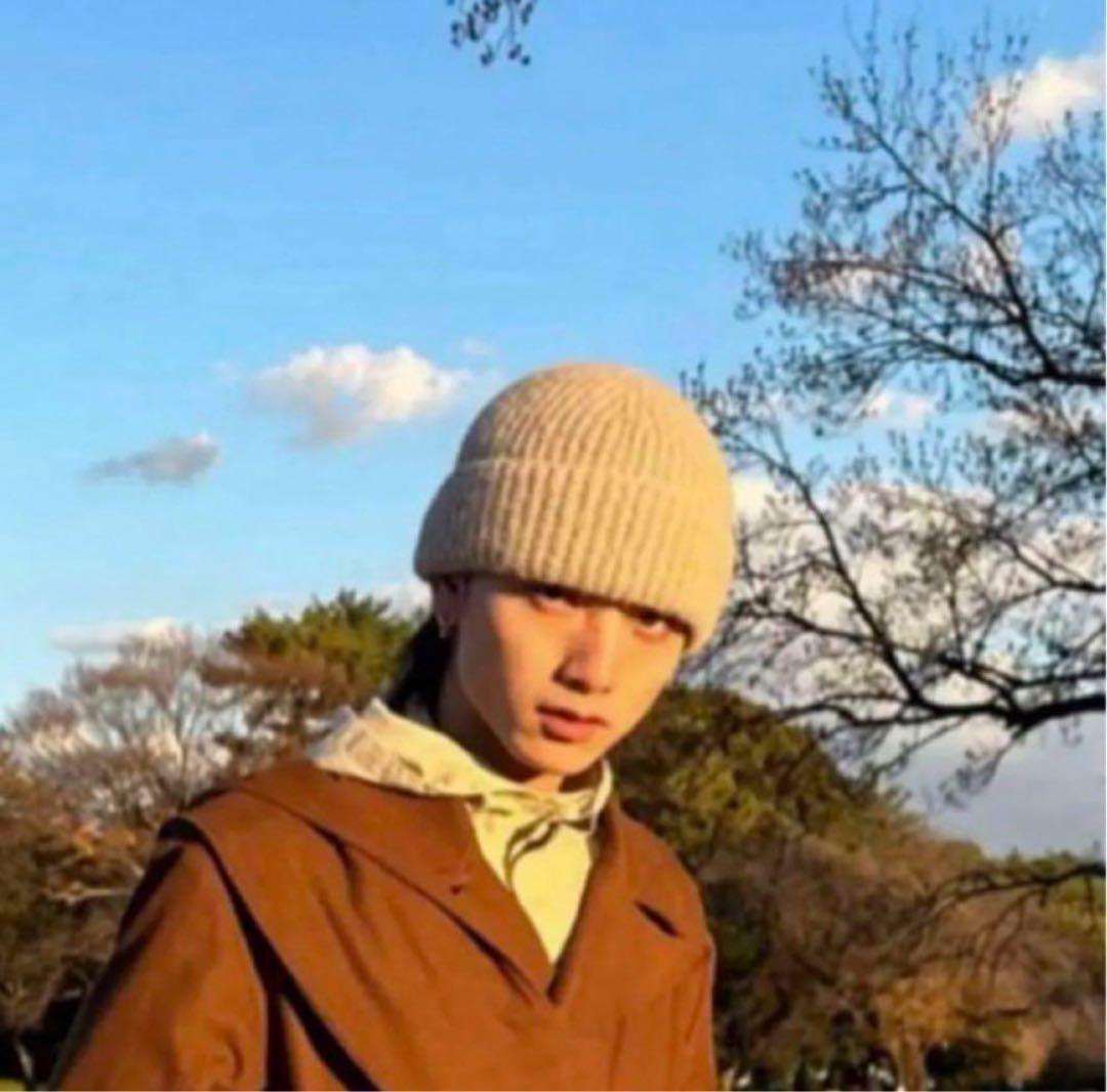 our legacy ニットキャップ デザートスノーシルクウール 深水光太