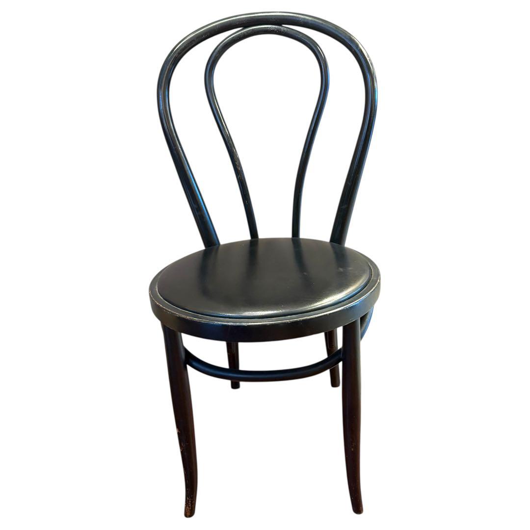 秋田木工ベントウッドチェア ブラック ビン テージチェア 椅子木製 ② 秋田木工 ダイニングチェア「16B-OU」ブナ材 ウォールナット色/張地 布