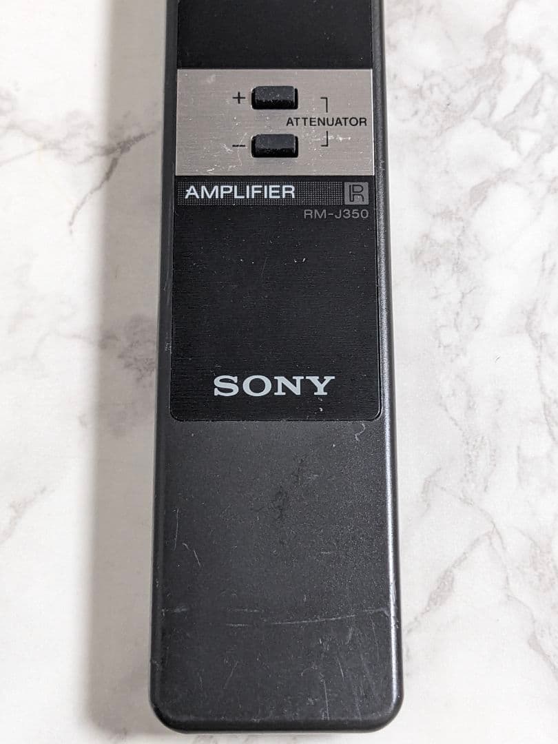 希少】SONY RM-J350 リモコン アンプ - メルカリ