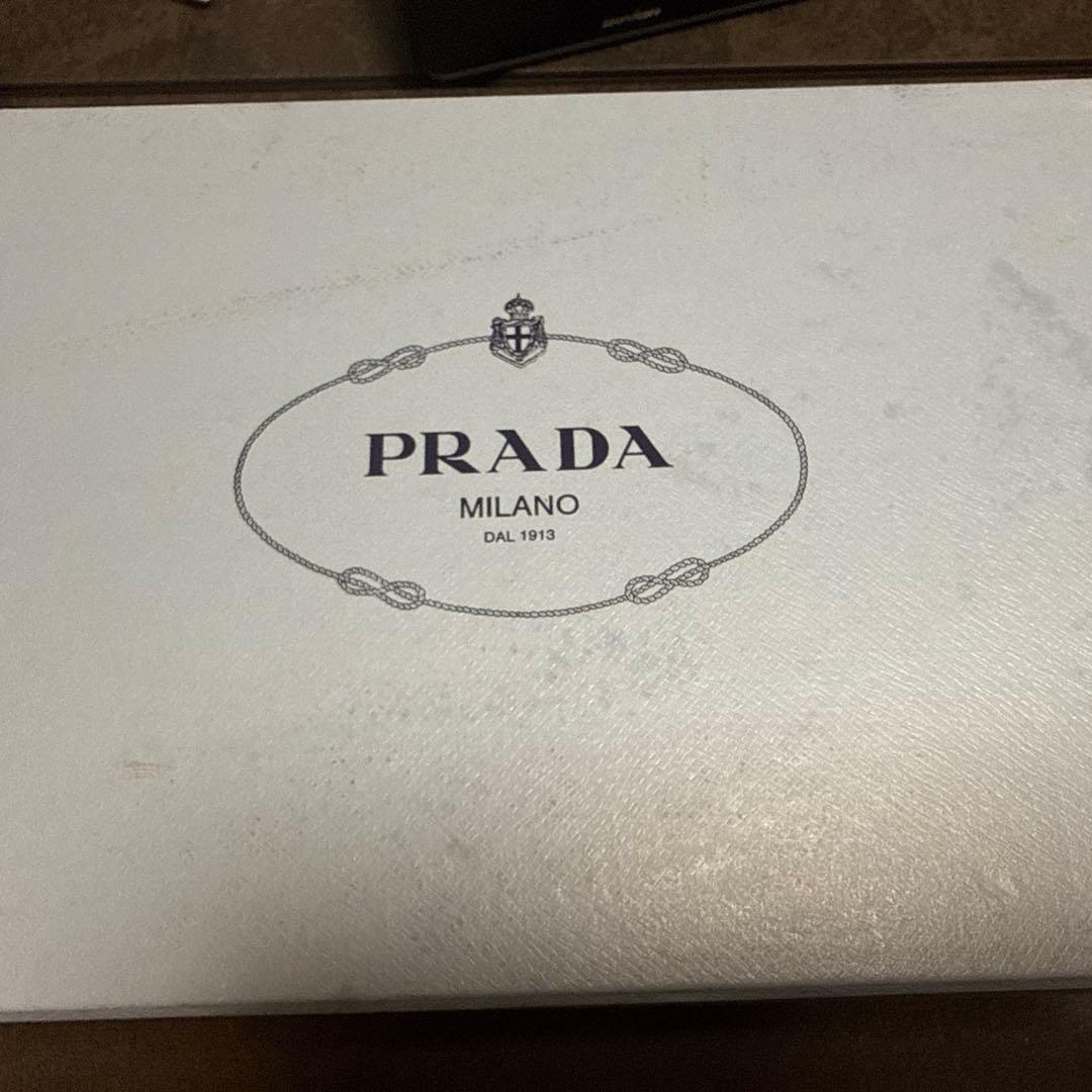 PRADA ホワイト スリッポン レザー 40 Nappa