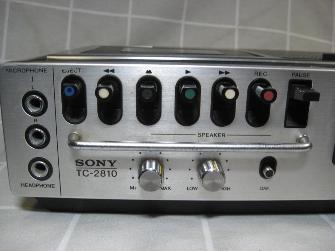 昭和レトロ】ソニー ステレオカセットコーダー TC-2810 ジャンク扱い