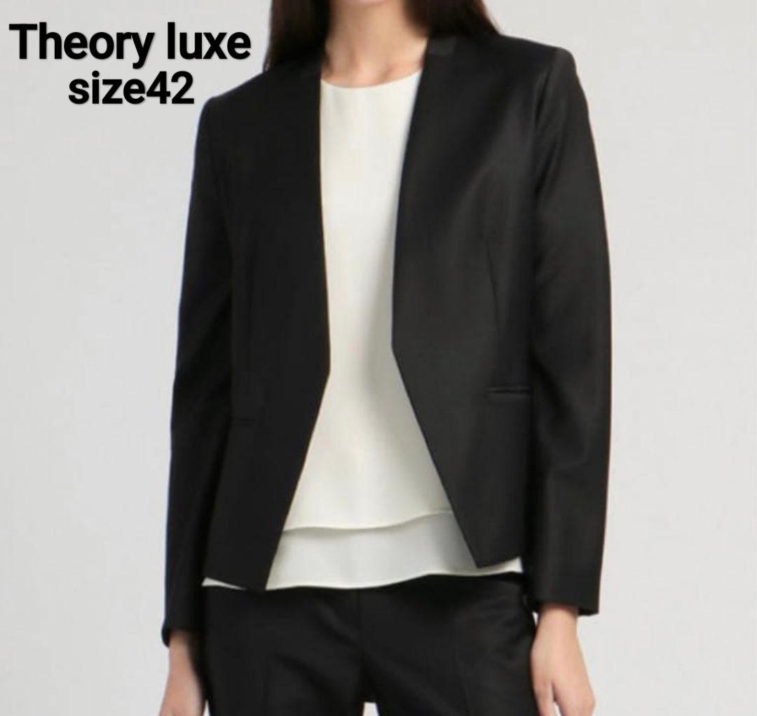 Theory luxe ノーカラージャケット DONNA Executive theory luxe ノーカラージャケット Executive Donna 3 - メルカリ