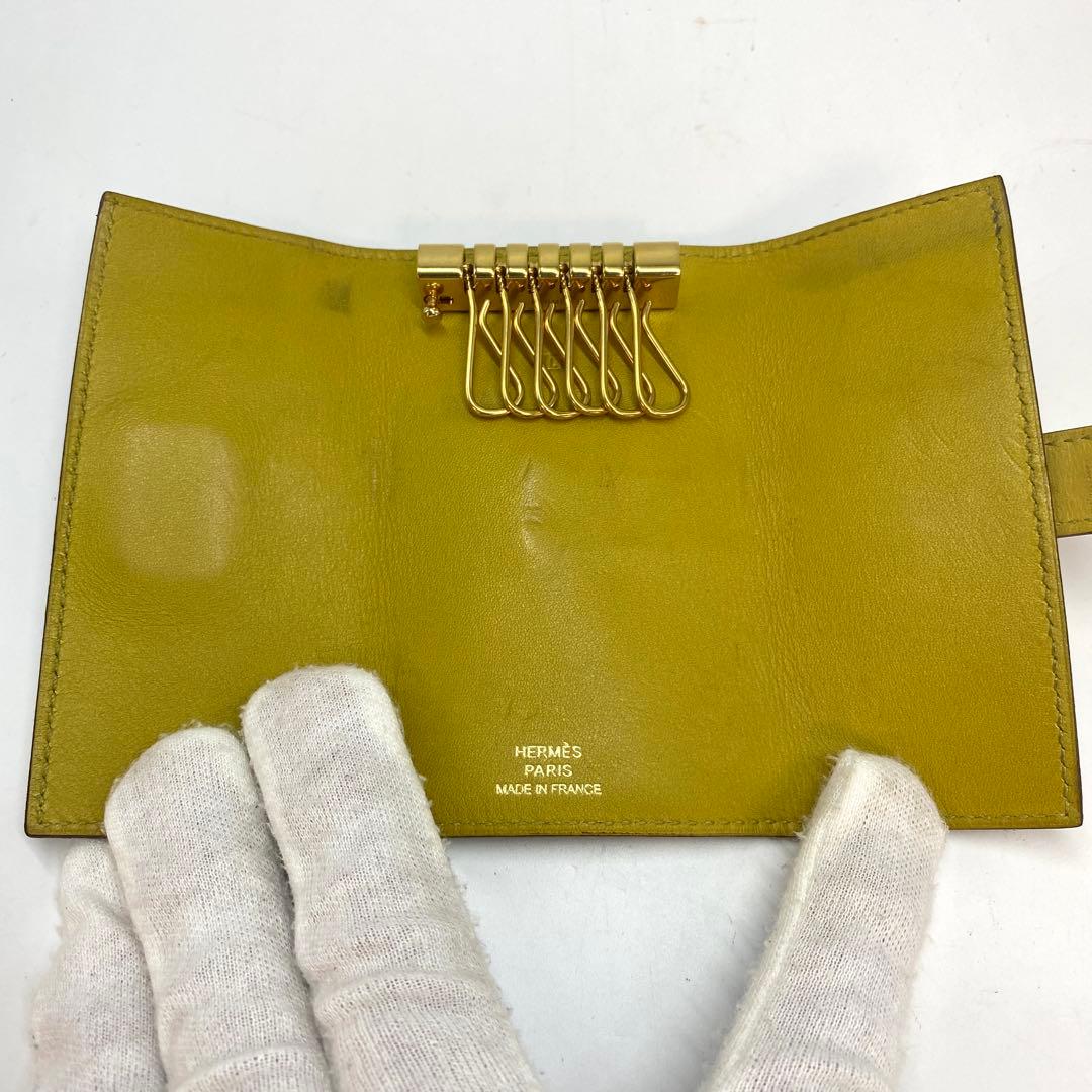 エルメス キーケース 6連 鍵 ベアン 革 FR367 - メルカリ