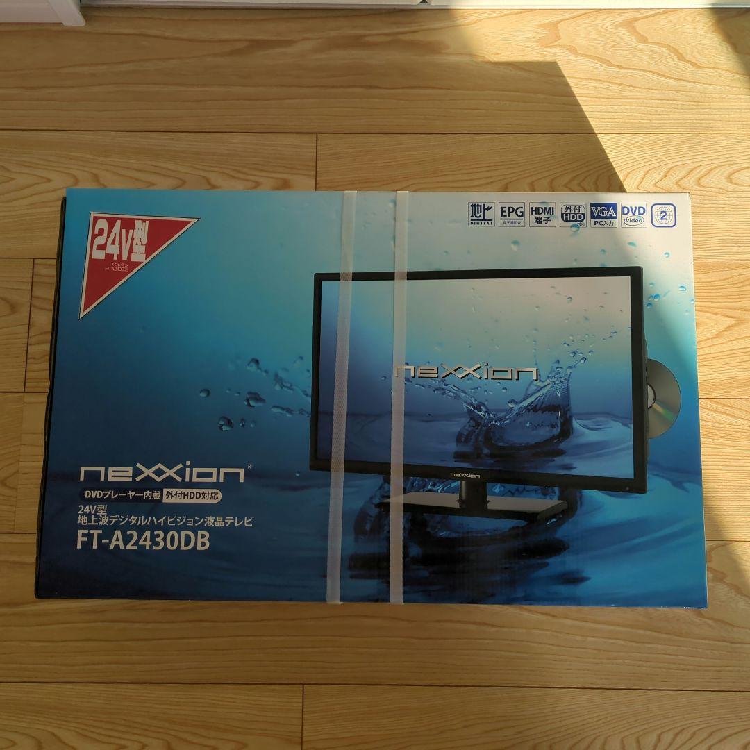 nexxion 24V型 デジタルハイビジョン液晶テレビ FT-A2430DB Amazon | neXXiom DVDプレーヤー内蔵 24V型地上波デジタル