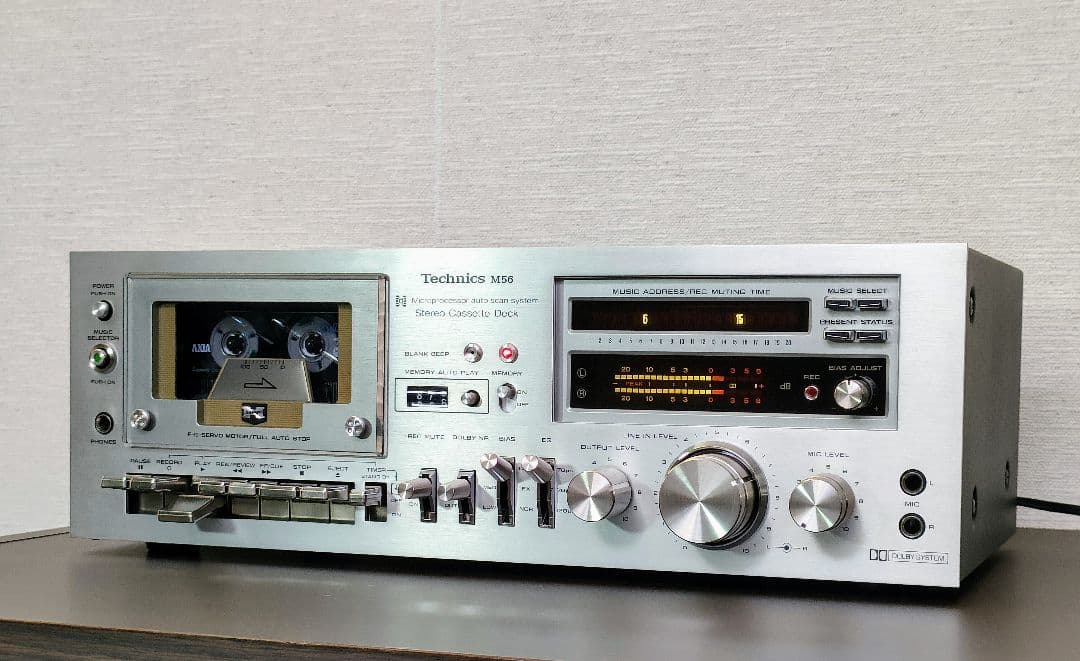 テクニクス Technics RS-M56 カセットデッキ（美品・音質良好） Yahoo!オークション -「(technics テクニクス) (rs sh) (m50 m46 m40