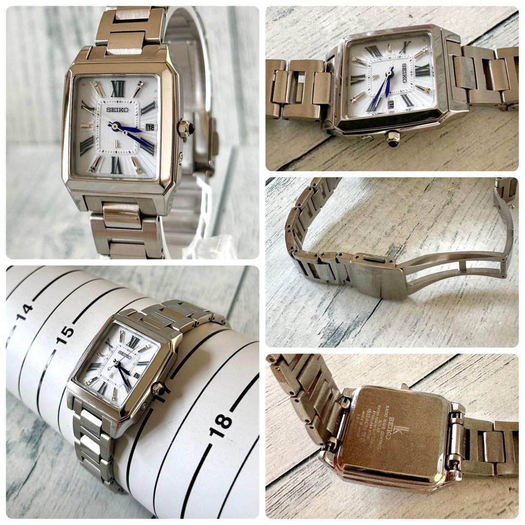 希少】SEIKO ルキア 腕時計 1B22-0CF0 電波ソーラー スクエア - メルカリ