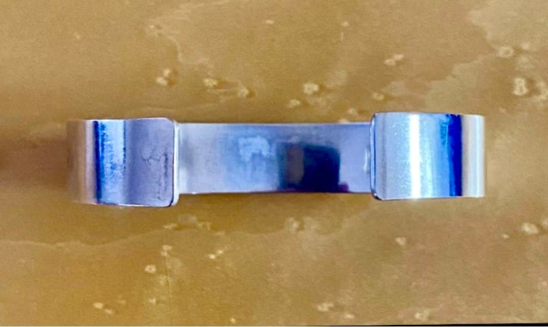 飛加藤様専用真贋保証goro's 平打ちブレスM バングル SV/k18中古鑑定