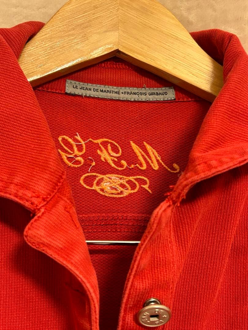 マリテフランソワジルボー デニムジャケット 赤 Y2K - メルカリ