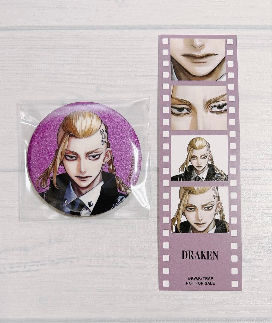 東京リベンジャーズ 龍宮寺堅 Art by AU スーツver. 缶バッジ 特典