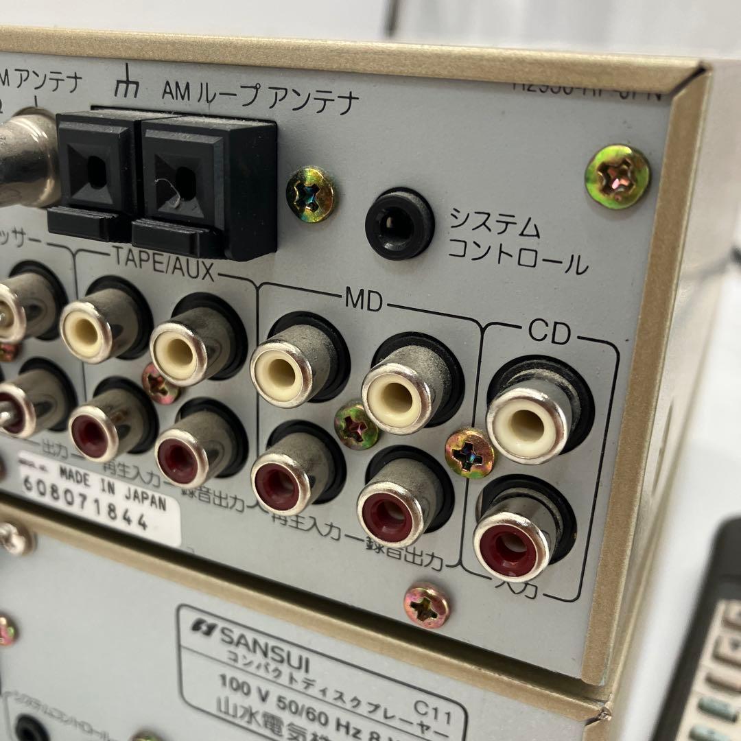 Sansui サンスイ R11 C11 オーディオ機器セット - メルカリ