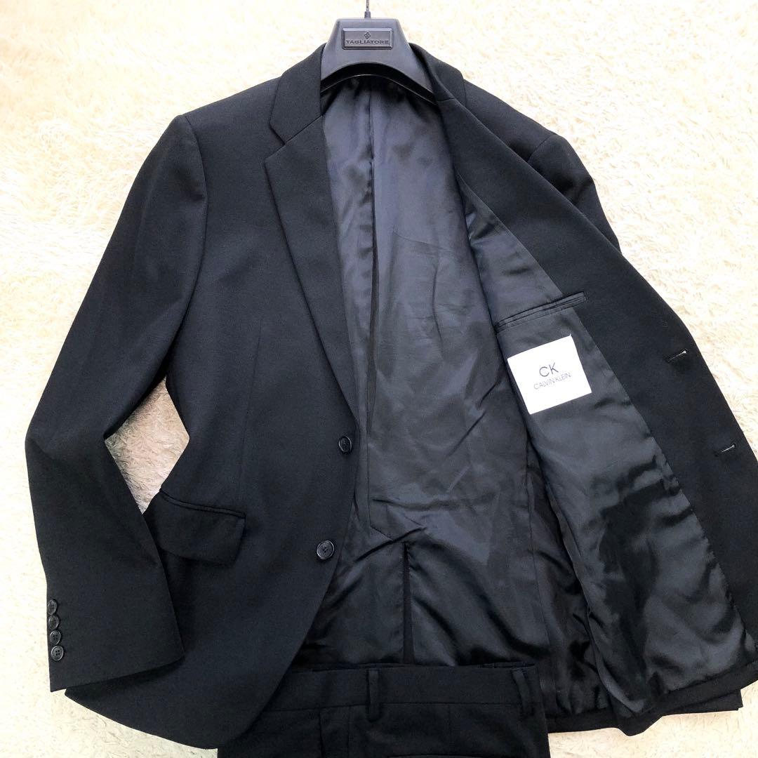 近年モデル/美品 カルバンクライン スーツ セットアップ Lサイズ