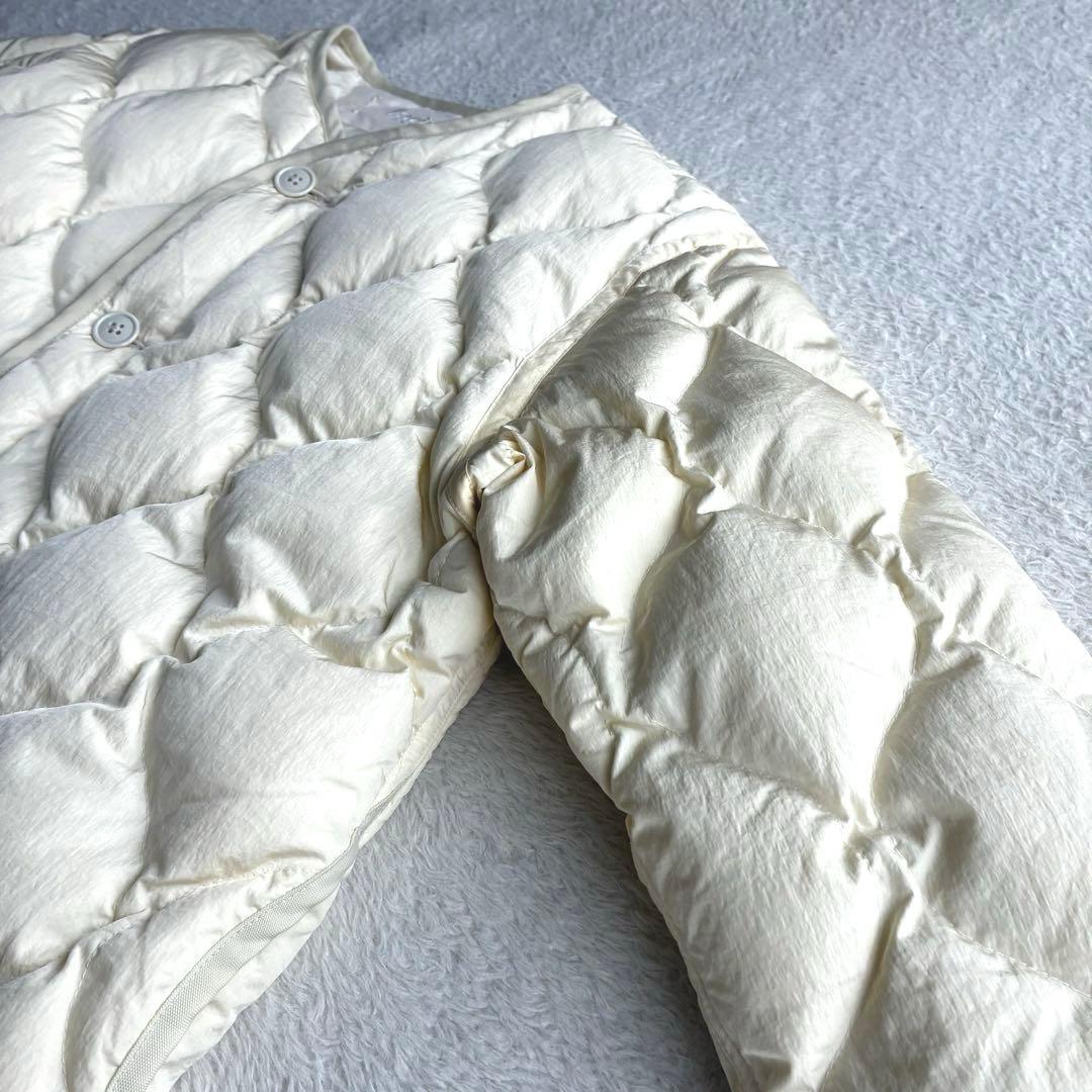 美品 オーシバル Bshop 撥水 キルトダウンカラーレスジャケット 2 生成