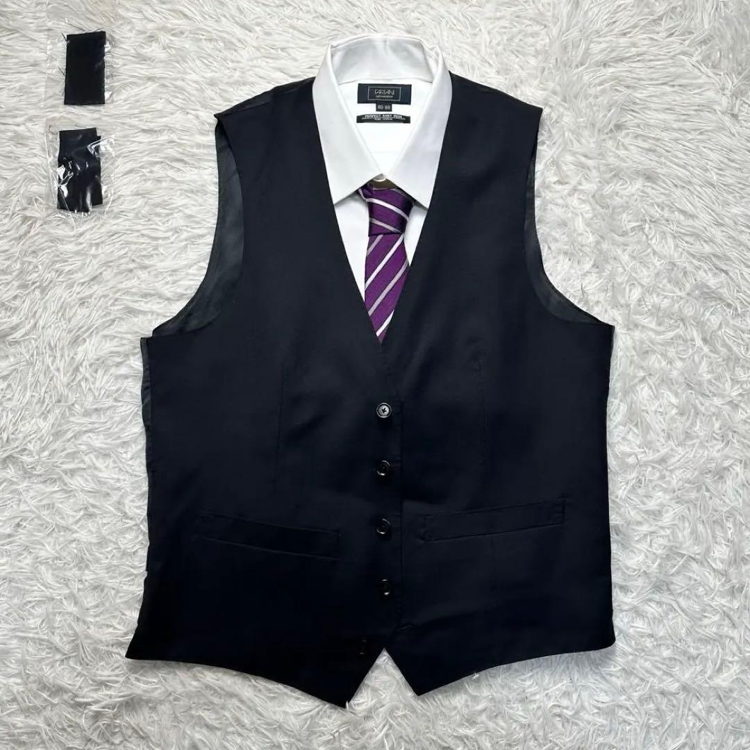 別注 未使用級 トゥモローランド ピルグリム×ゼニア 3ピース 光沢 黒