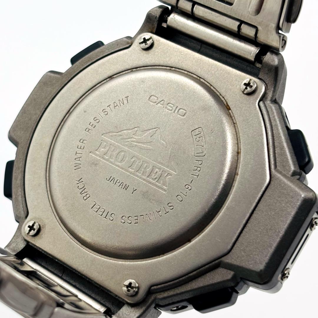 入手困難】美品 プロトレック PRT-610 チタニウム 腕時計【1-B-⑤