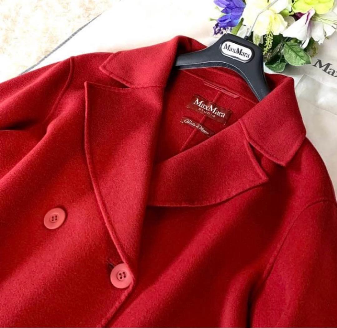 美品】マックスマーラ クチートアマーノ ダブルフェイス カシミヤ