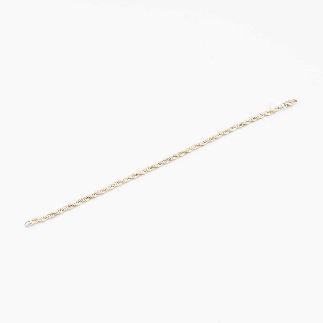 ヴィンテージ ティファニー ツイストロープ ブレスレット 18.5cm 80年代