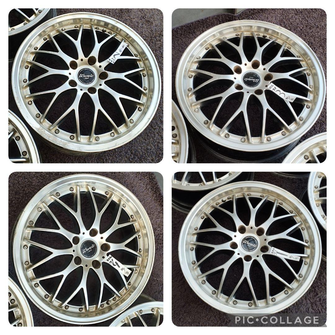 MONZA★Warwic Meshアルミ 18インチ×7.5J＋42 PCD