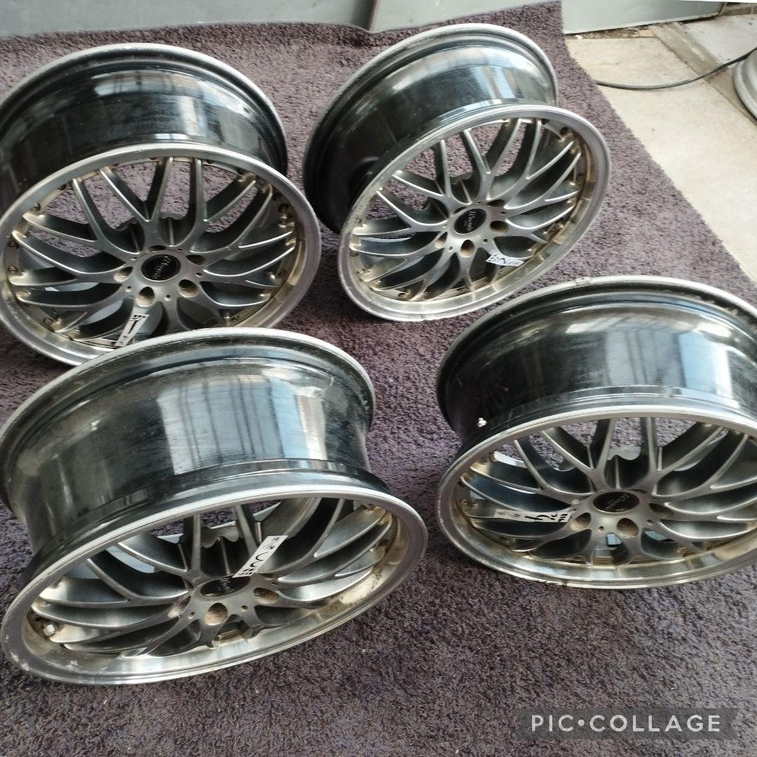 MONZA★Warwic Meshアルミ 18インチ×7.5J＋42 PCD