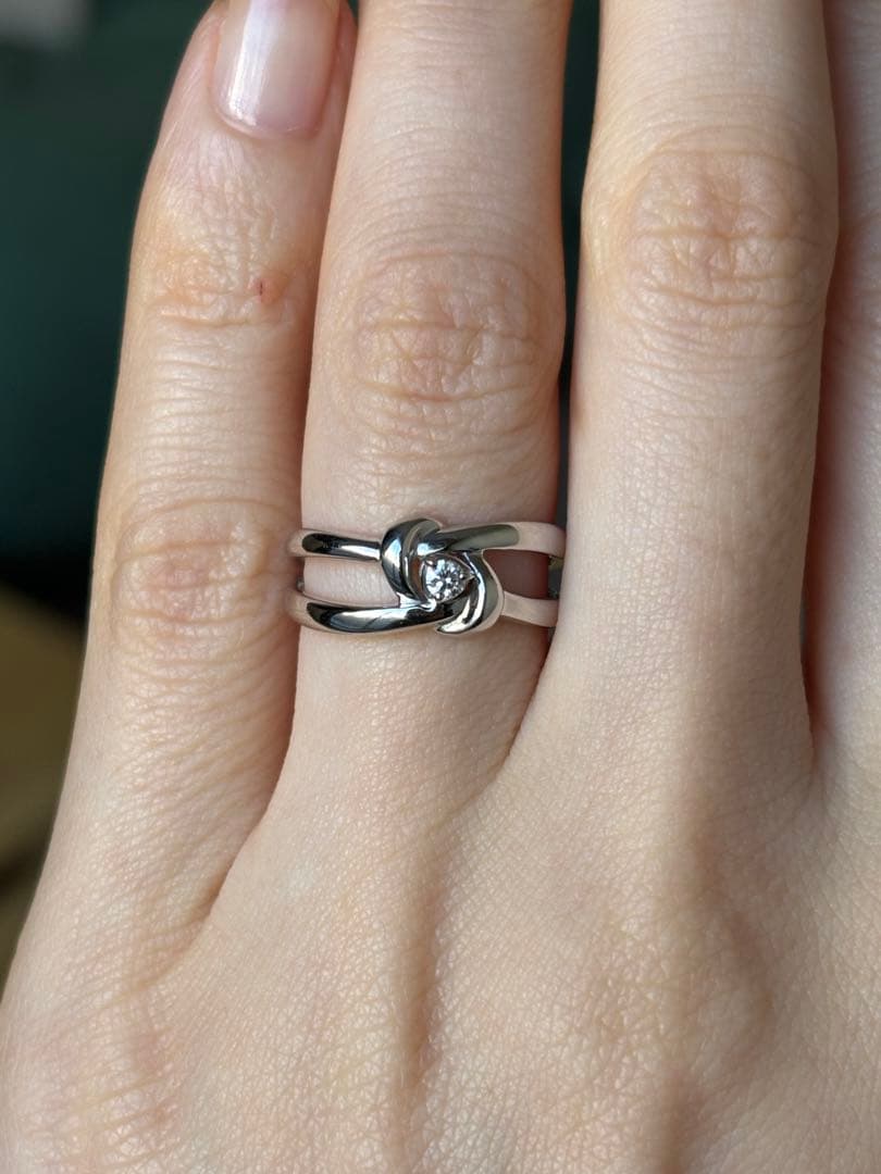 ヴァンドーム青山　K18WG リング　4.3g