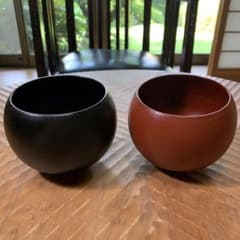 輪島塗粥椀大向高州堂塗師富三