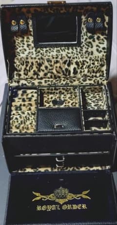 超希少 限定 格安 ロイヤルオーダー 豹柄 レオパード ジュエリーボックス