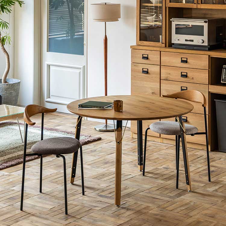 丸]ミース ダイニングテーブル | 家具・インテリア通販サイト CRASH