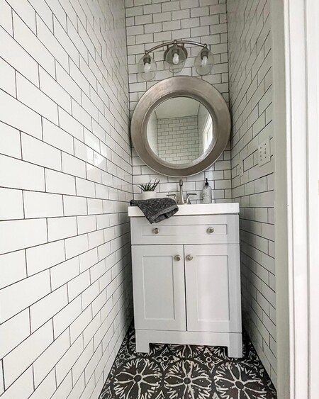 Chantilly White Bullnose Ceramic Subway Wall Trim Tile - 3 x 6 in