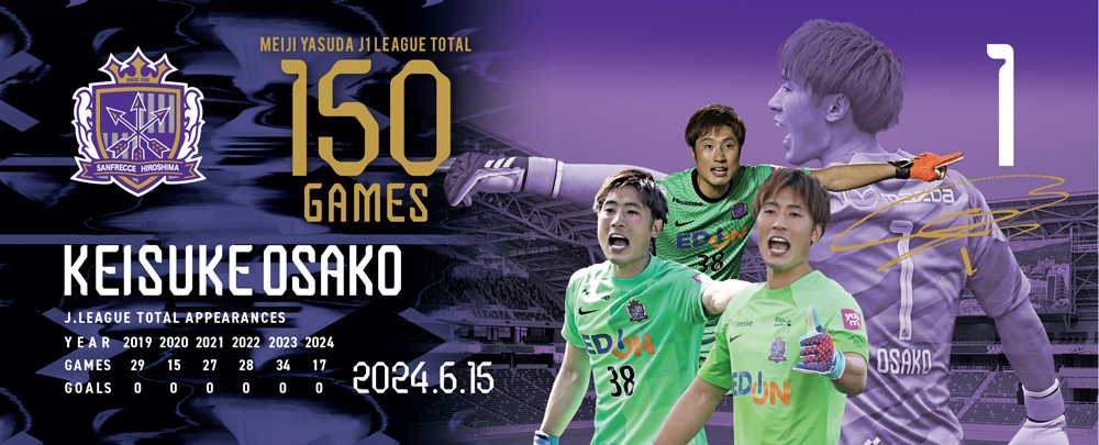 大迫選手J1リーグ通算150試合出場記念グッズ 受注生産販売のお知らせ