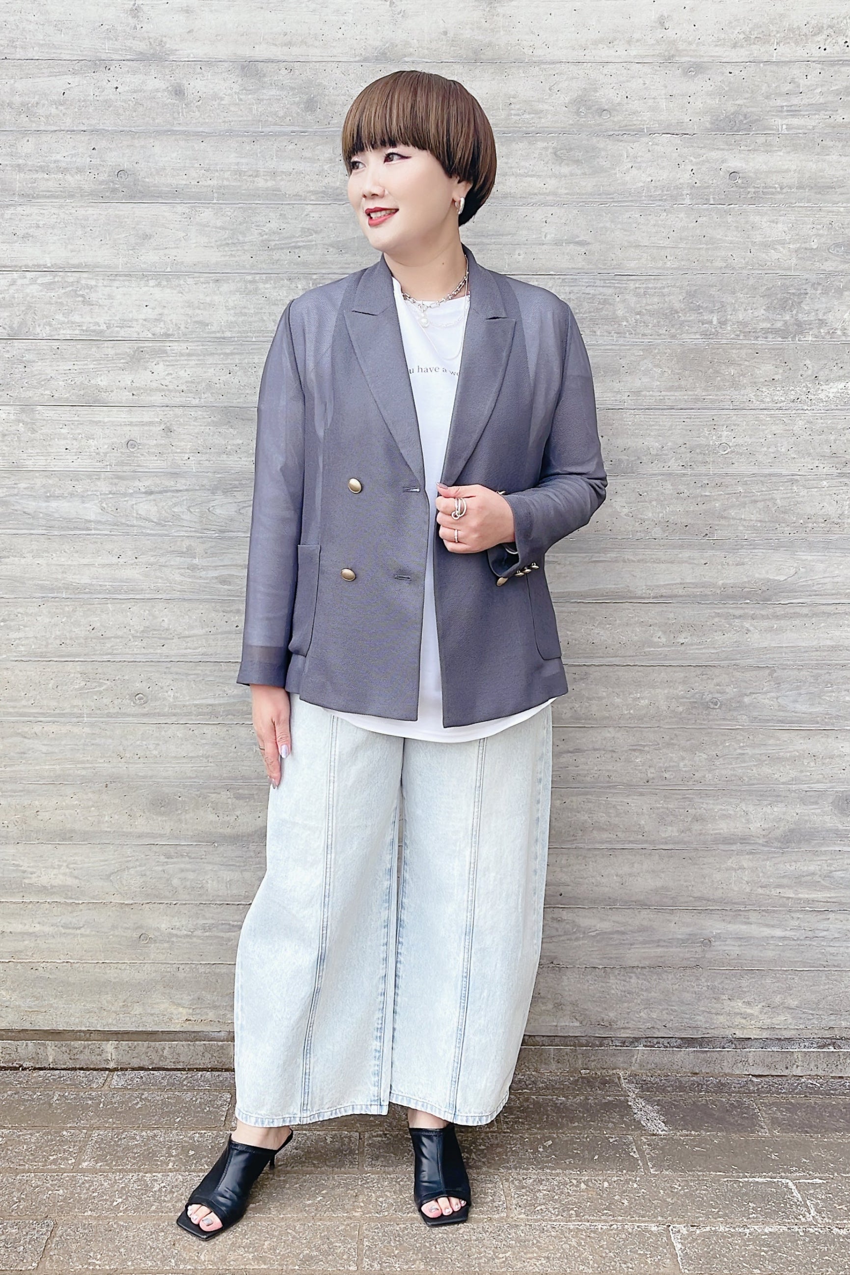 Dignite Collier】デニムカーブパンツ/ 80254031