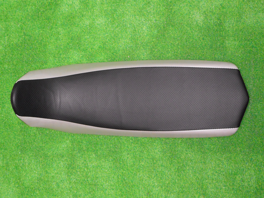 セロー250 / XT250X 用 張り替えシート皮（黒/シルバー