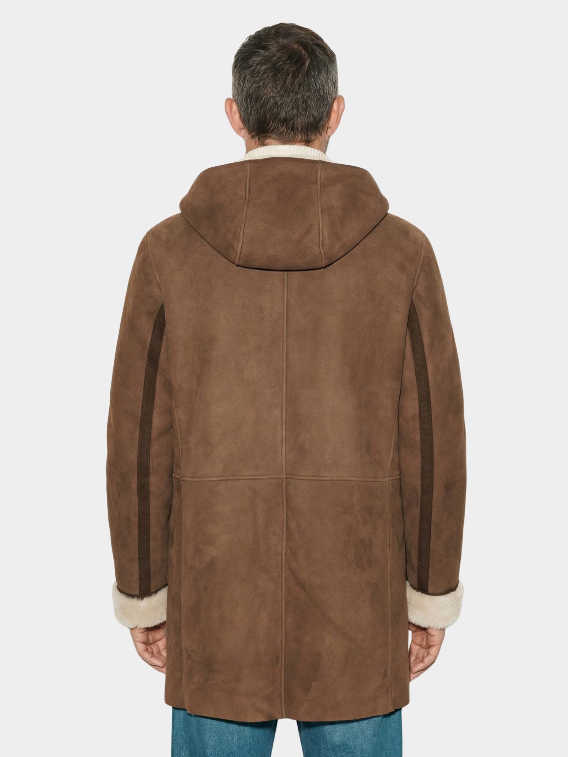 ARIC-SHEARLING DRESSED LAMB - DK BROWN