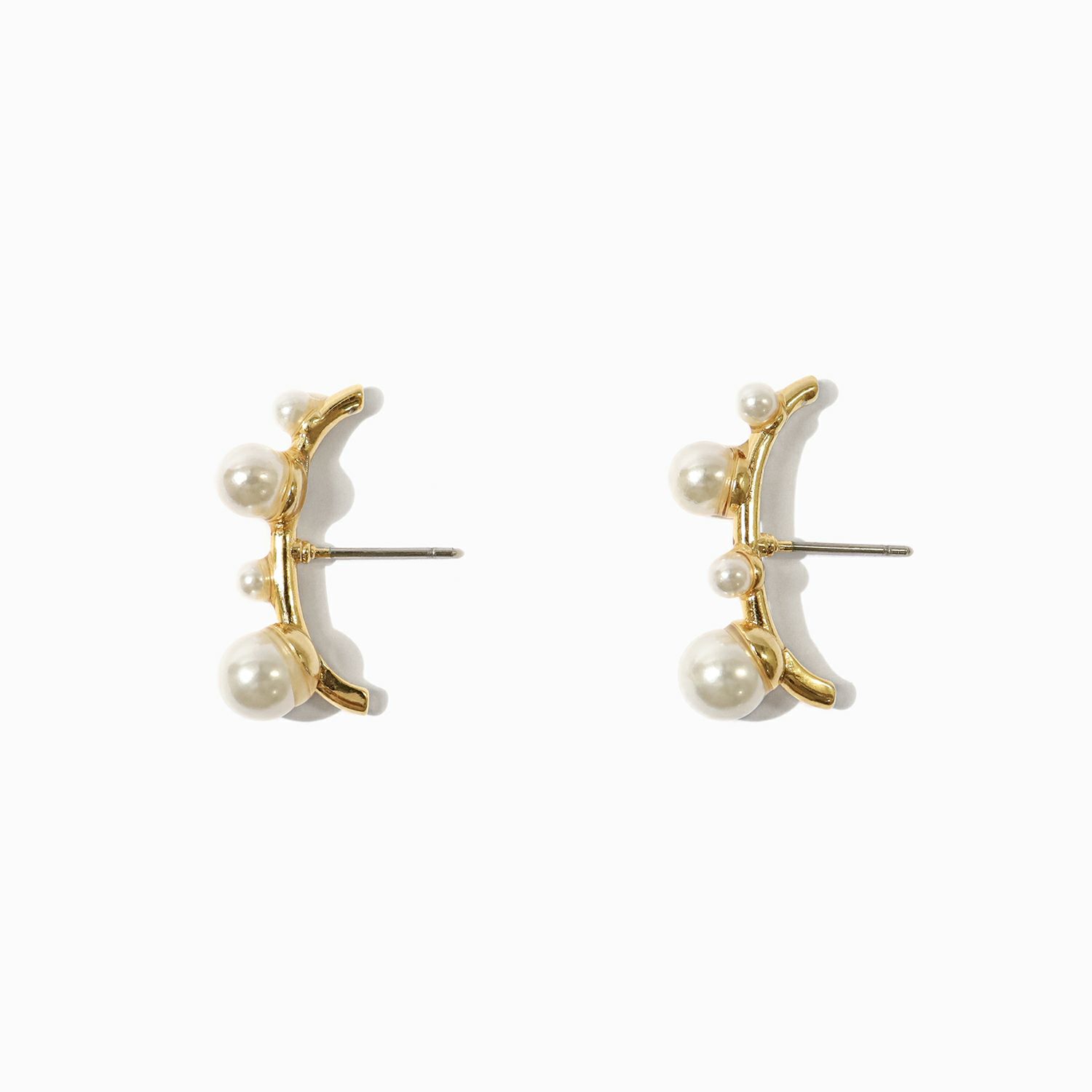 シェルパールラインピアス | STELLAR HOLLYWOOD-ステラハリウッド