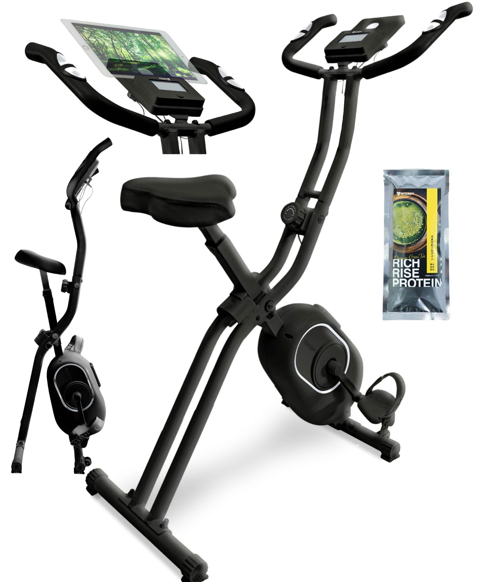 フィットネスバイク 家庭用 折りたたみ 静音 連続100分 365日保証