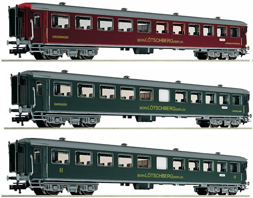 Fleischmann 513602 - Swiss Passenger Car Set of the SBB (3-cars)