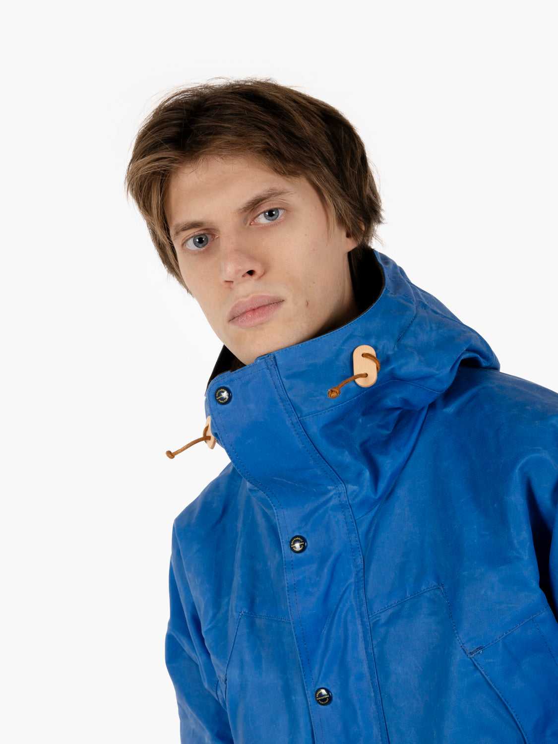 Manifattura Ceccarelli - Mountain Jacket waxed mid blue | STIMM