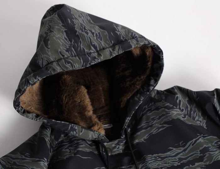 WESTRIDE/ウエストライド】 CYCLE FUR WINDBREAKER HOODIE NIGHT TIGER