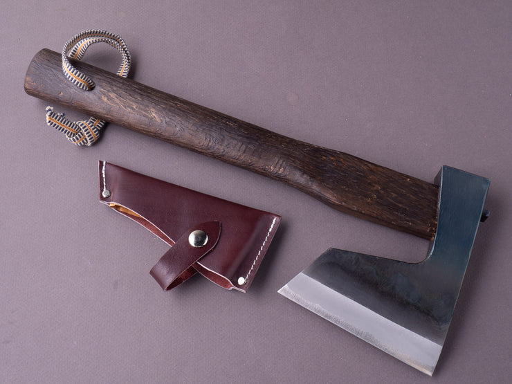 Mizuno - Warikomi Jikata Masakari Axe - 570g - Straight Burnt Oak