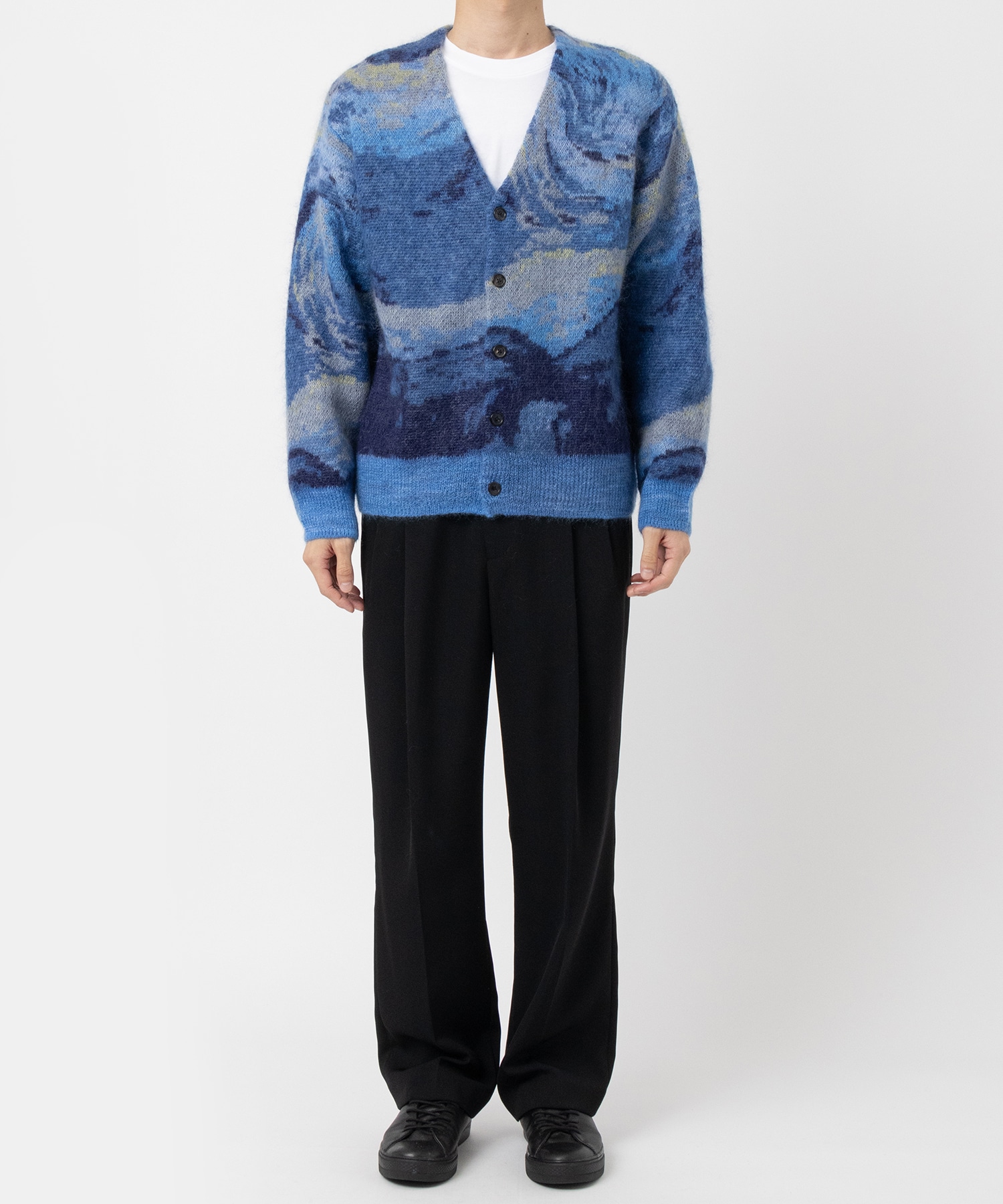 EX. mohair cardigan(2 BLUE): UNUSED: MENS｜ STUDIOUS ONLINE公式