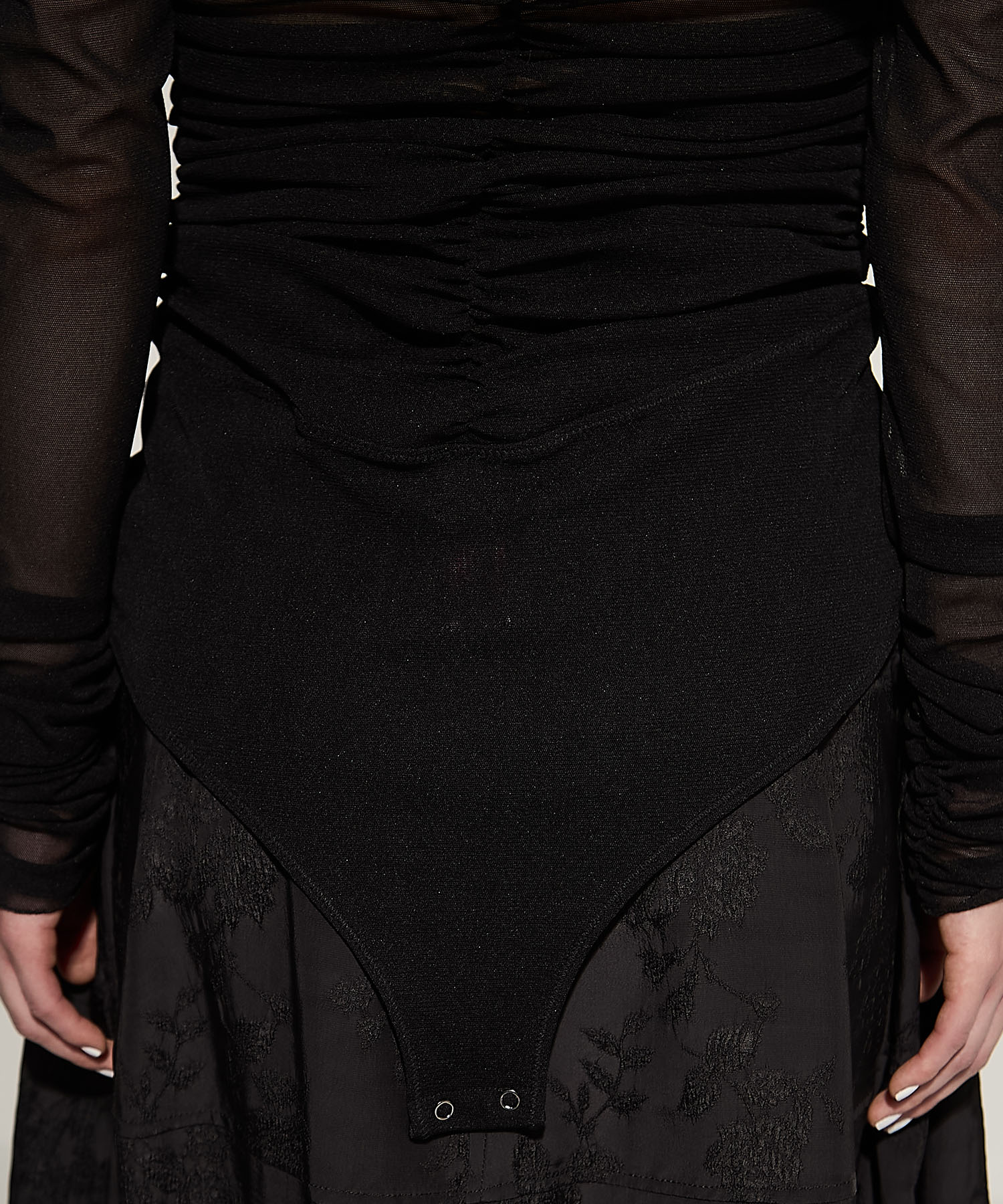 TULLE FRILLED BODYSUIT(1 BLACK): FETICO: WOMENS｜ STUDIOUS ONLINE