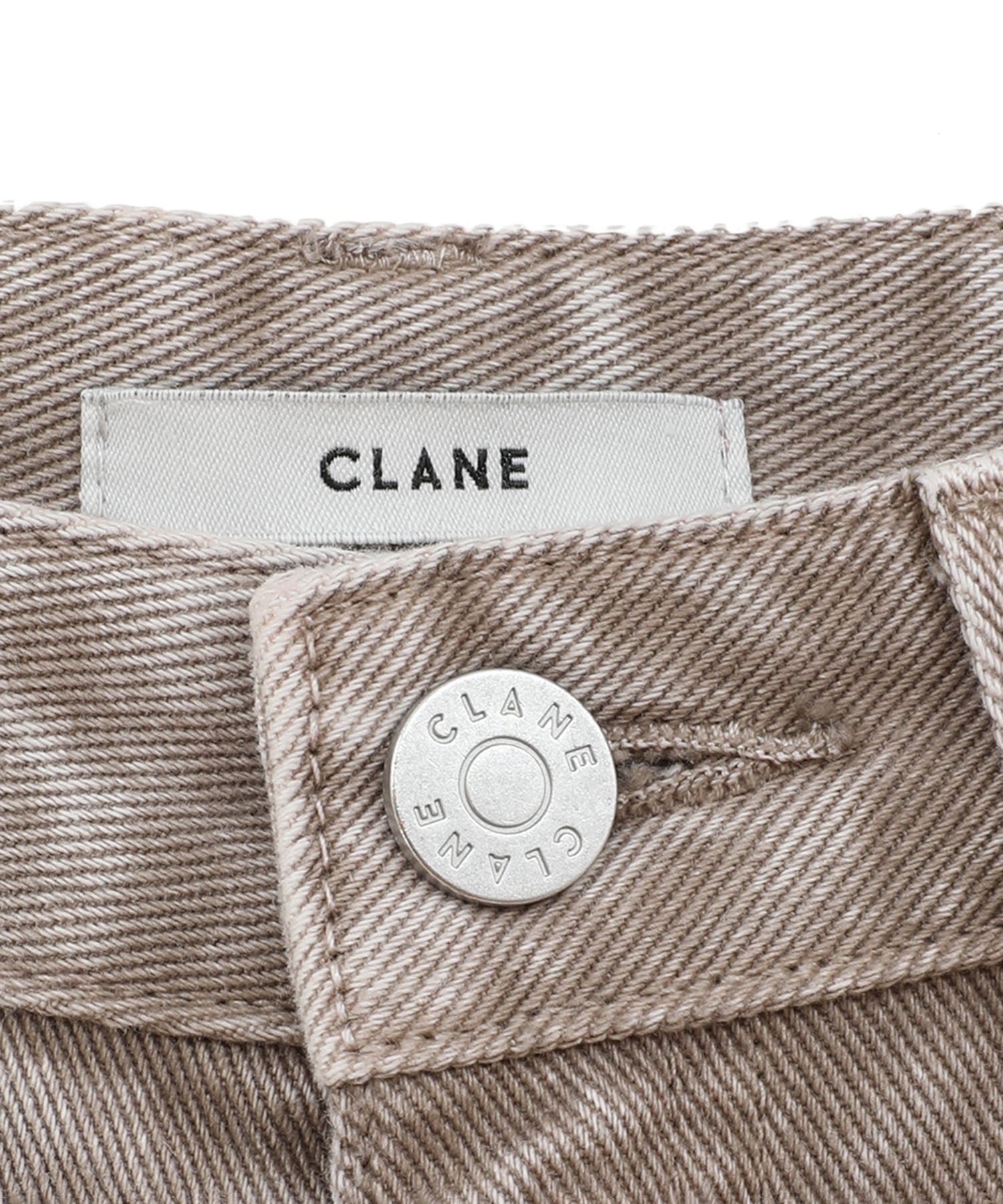 SLASH CUT DENIM PANTS(0 BEIGE): CLANE: WOMENS｜ STUDIOUS ONLINE