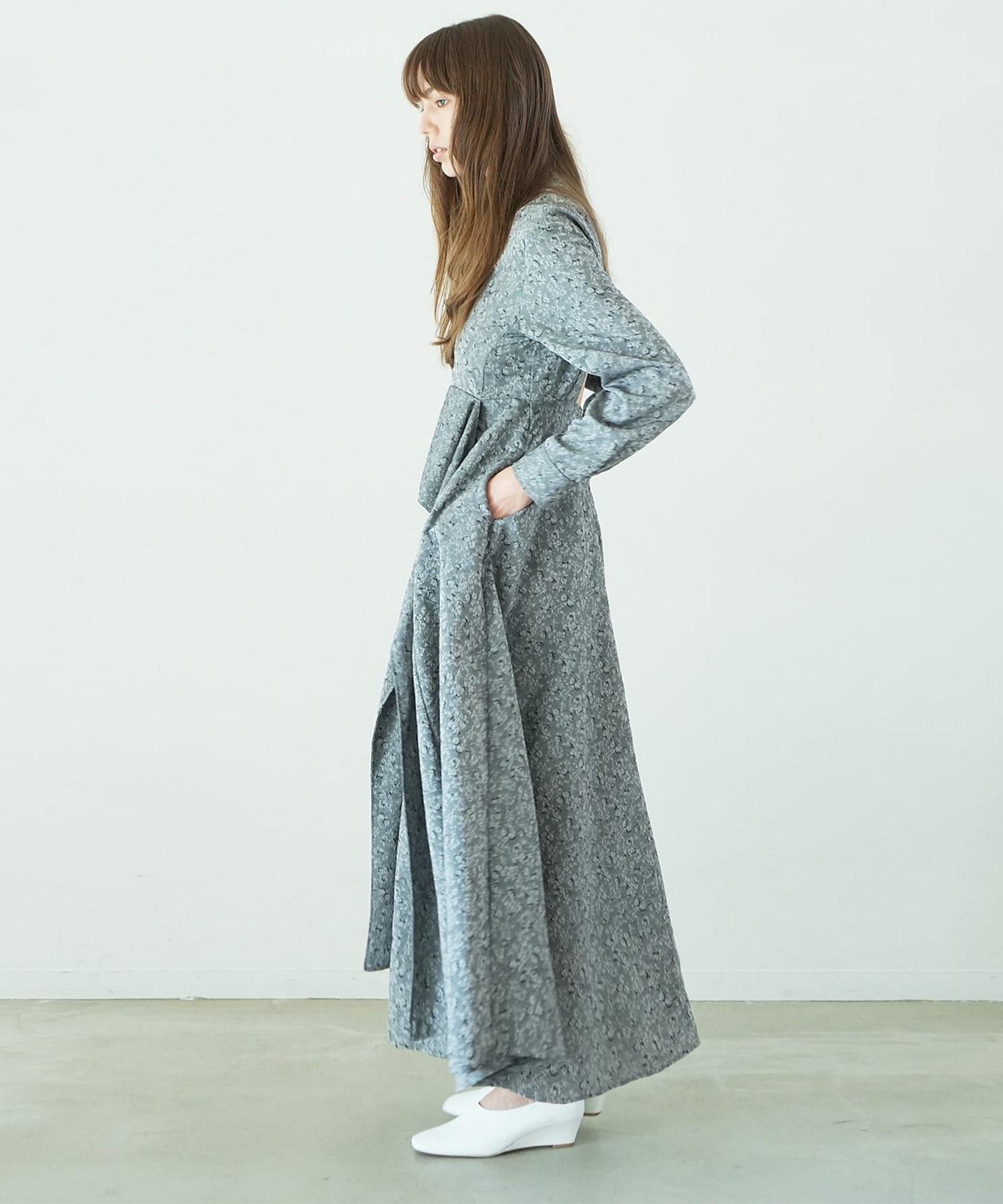 2WAY JAQUARD ONEPIECE(1 GREY): CLANE: WOMENS｜ STUDIOUS ONLINE公式