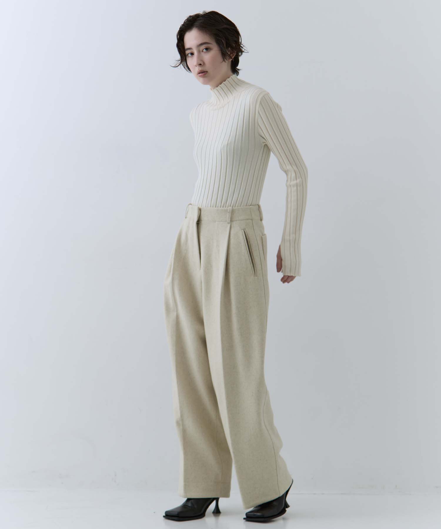 別注】Wool Painter Pants(36 ECRU): TODAYFUL: WOMENS｜ STUDIOUS