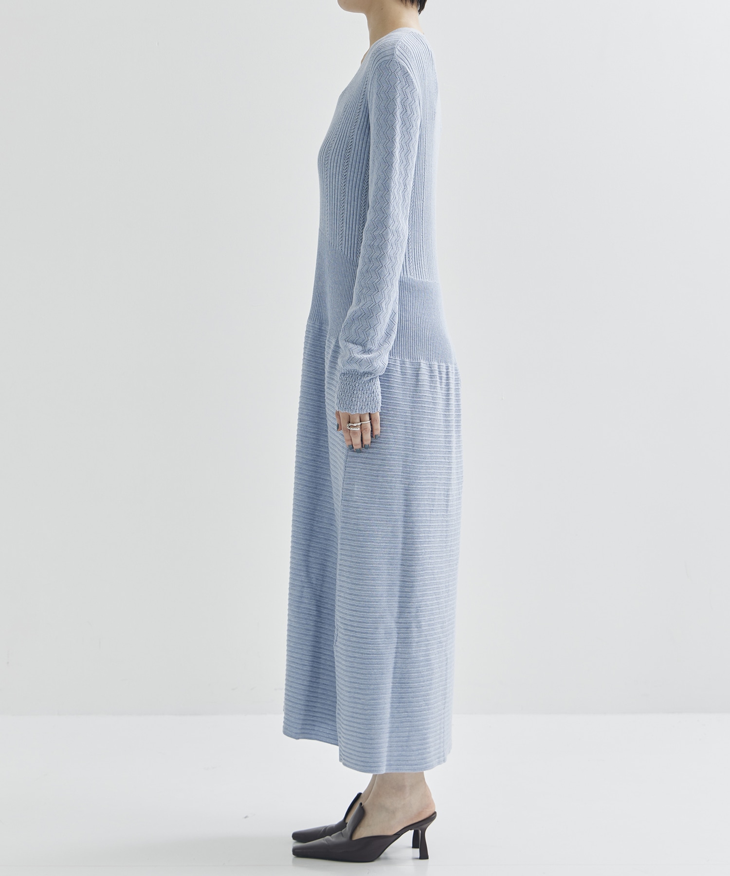 WAN-FK03-1001(ニットワンピース)(36 LIGHT BLUE): AKANE UTSUNOMIYA