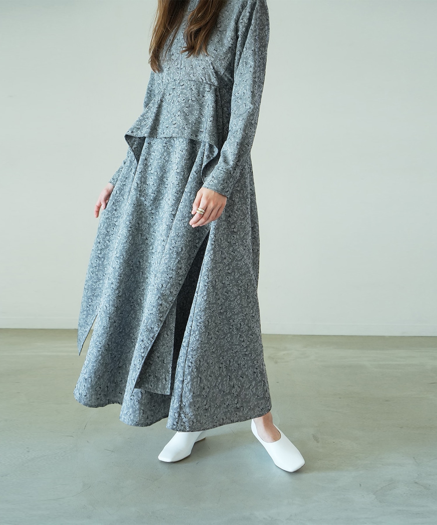 2WAY JAQUARD ONEPIECE(1 GREY): CLANE: WOMENS｜ STUDIOUS ONLINE公式