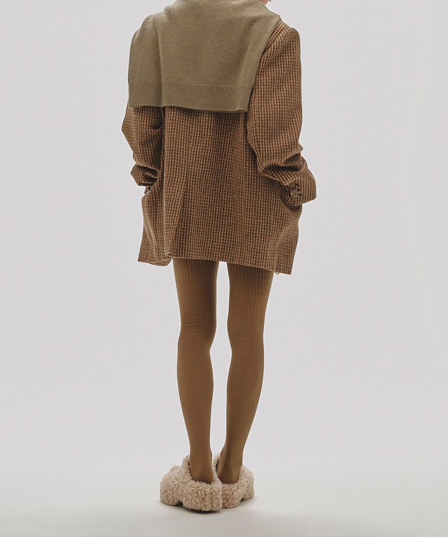 Wool100% Check Jacket(36 CAMEL): TODAYFUL: WOMENS｜ STUDIOUS