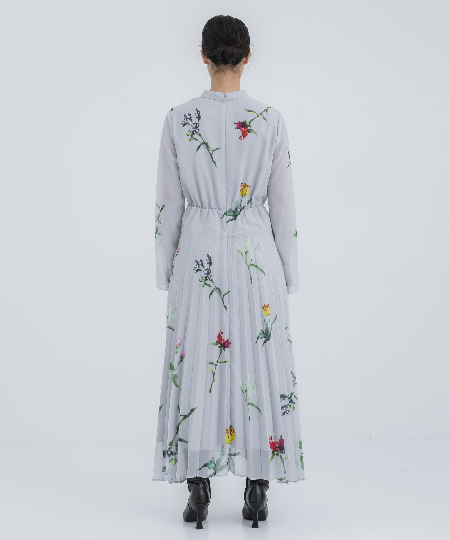 別注SOFIA PLEATS DRESS(S GREY): AMERI: WOMENS｜ STUDIOUS ONLINE